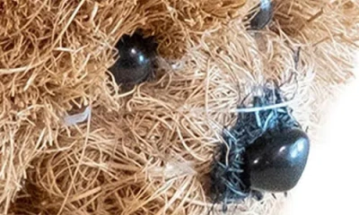 Likha Chow Chow Handwoven Ornament In Brown