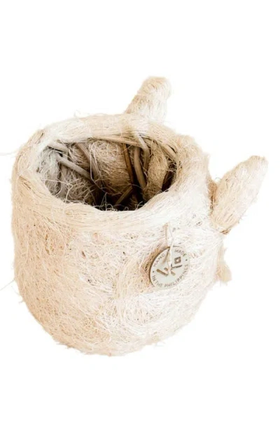 Likha Mini Cat Succulent Planter In Neutral