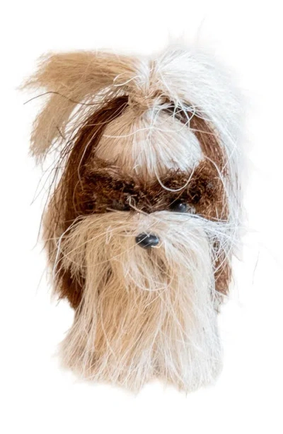 Likha Shih Tzu Handwoven Ornament In Multi