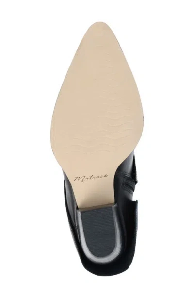 Matisse Ella Foldover Bootie In Black