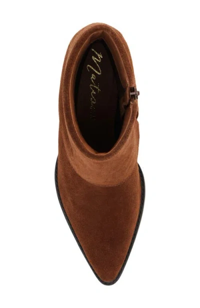 Matisse Ella Foldover Ankle Boots In Brown