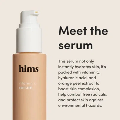 Hims & Hers Vitamin C Serum Brightening, Balancing, Lightweight Facial Treatment In Nude