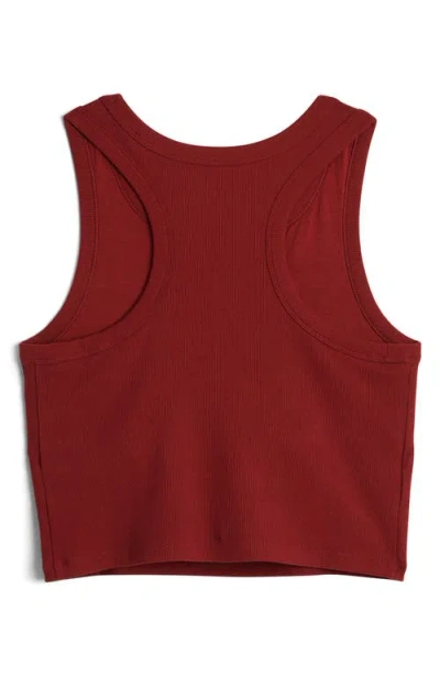 Tomboyx Rib Longline Sports Bra In Brown