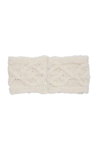Ralph Lauren Lauren  Large Cable Headband In White