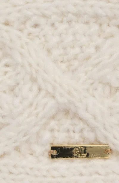 Ralph Lauren Lauren  Large Cable Headband In White