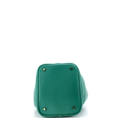 Pre-owned Hermes  Hermes Picotin Lock Bag Clemence Mm In Pattern
