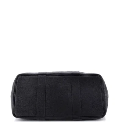 Pre-owned Hermes  Hermes Garden Party Tote Leather 36 In Black