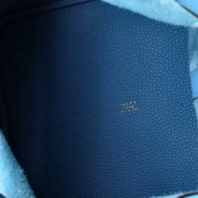 Pre-owned Hermes  Hermes Picotin Lock Bag Clemence Gm In Animal Print