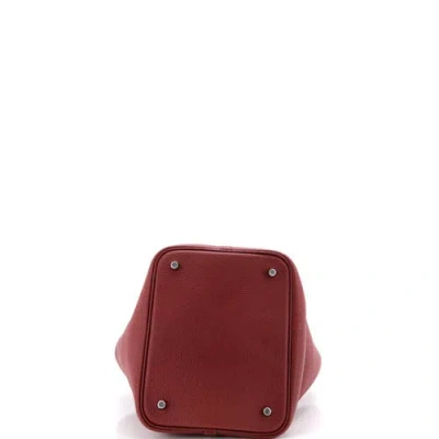 Pre-owned Hermes  Hermes Picotin Lock Bag Clemence Mm In Brown