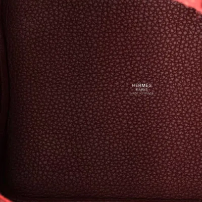 Pre-owned Hermes  Hermes Picotin Lock Bag Clemence Mm In Brown