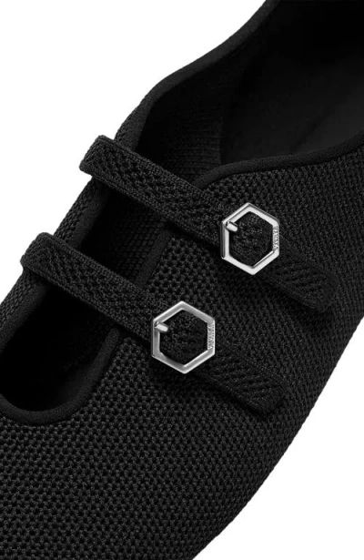 Vivaia Twin-strap Flats In Black