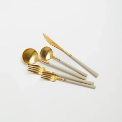 House Of Revelry Essential Flatware Set In Gold