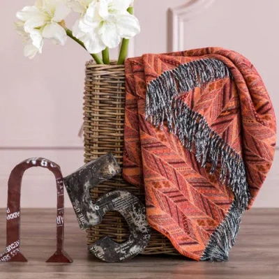 Togas Bertha Throw In Red