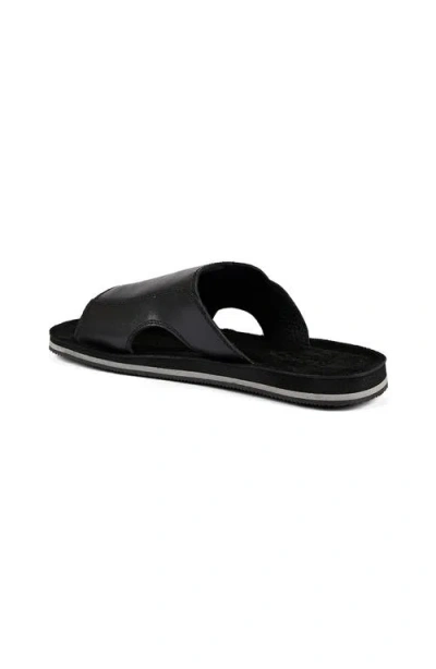 Roan Breakfast Slide Sandal In Black