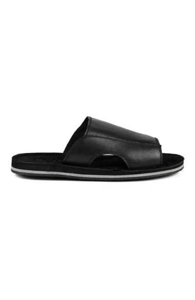 Roan Breakfast Slide Sandal In Black
