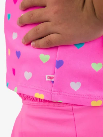 Rufflebutts Girls Upf50+ Active Tank Top In Pink