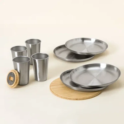 Uncommon Goods All-you-need Picnic Plates Set By Black & Blum In Multi