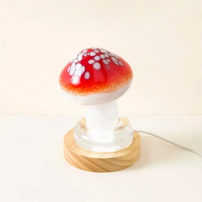 Uncommon Goods Toadstool Lamp In Multi