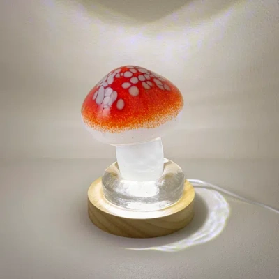 Uncommon Goods Toadstool Lamp In Multi