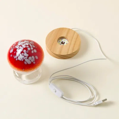 Uncommon Goods Toadstool Lamp In Multi