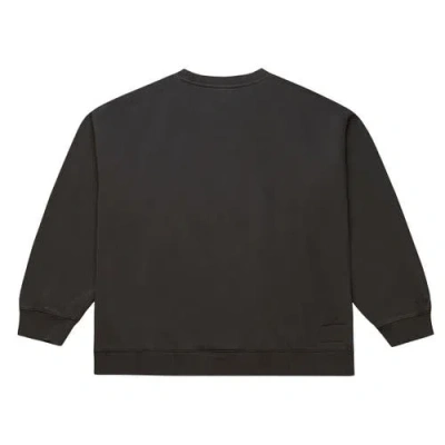 Mitchell & Ness Black Green Bay Packers Downtown Crew Vintage Logo Sweatshirt In Black