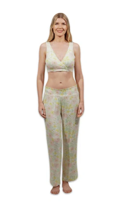 Everly Grey Paisley During & After 3-piece Maternity/nursing Sleep Bras In Multi