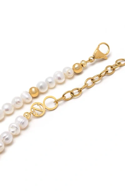 Nialaya Pair Of Dice Necklace In Multi