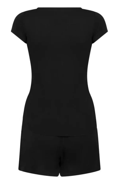 Hunkemoller Hunkemöller Pyjama Set Jersey In Black