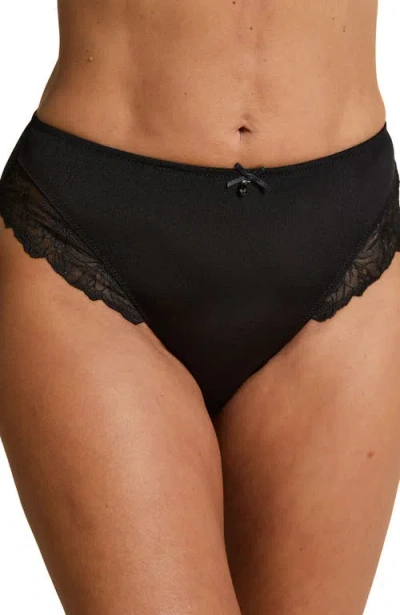 Hunkemoller Hunkemöller Lily High Waisted Rio Brief In Black