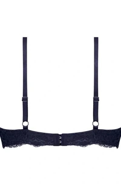 Hunkemoller Hunkemöller Marine Padded Underwired Bra In Blue