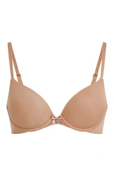 Hunkemoller Hunkemöller Plunge Padded Underwired Bra In Brown