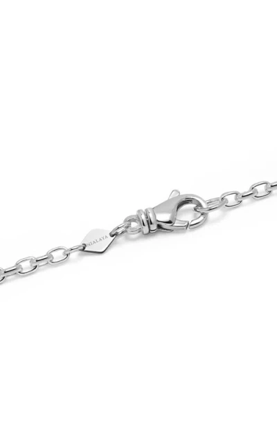 Nialaya Thin Cable Chain Necklace In Silver