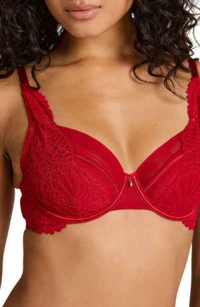 Hunkemoller Hunkemöller Whitney Non-padded Underwired Bra In Red