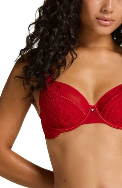 Hunkemoller Hunkemöller Whitney Non-padded Underwired Bra In Red