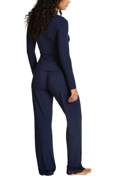 Hunkemoller Hunkemöller Pajama Set In Blue