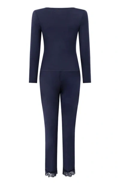 Hunkemoller Hunkemöller Pajama Set In Blue