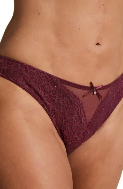 Hunkemoller Hunkemöller Isadora Brazilian In Burgundy