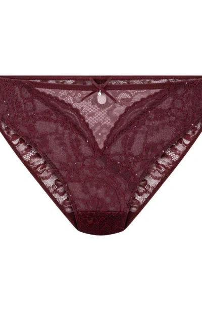 Hunkemoller Hunkemöller Isadora Brazilian In Burgundy