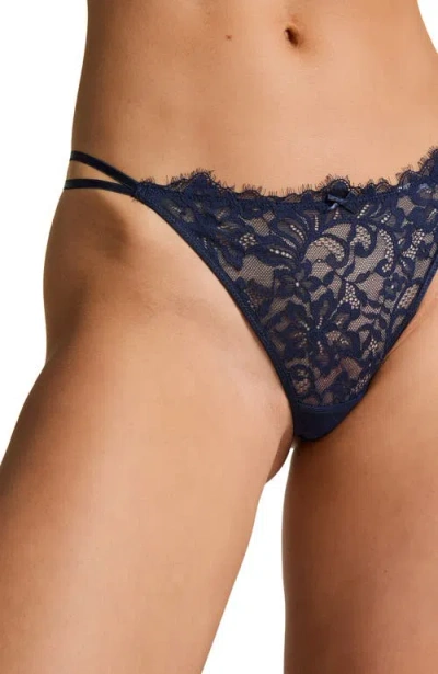 Hunkemoller Hunkemöller Isabella Thong In Blue