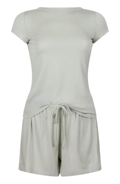 Hunkemoller Hunkemöller Pyjama Set Jersey In Gray