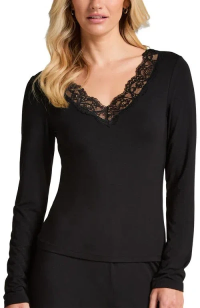 Hunkemoller Hunkemöller Pajama Set In Black