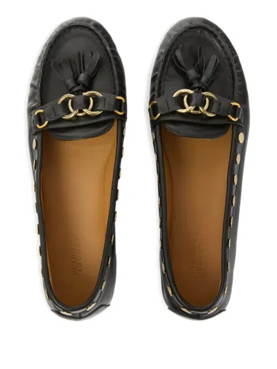 Isabel Marant X Faxel Studded Tassel Loafers In Black