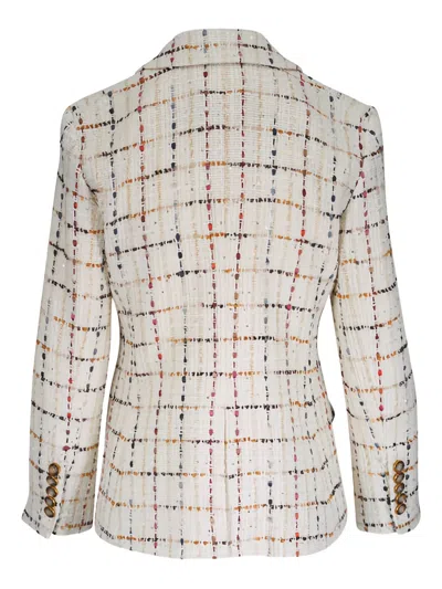 Veronica Beard Checked Blazer In Neutral