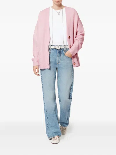 Isabel Marant Étoile Eborah Button Cardigan In Pink