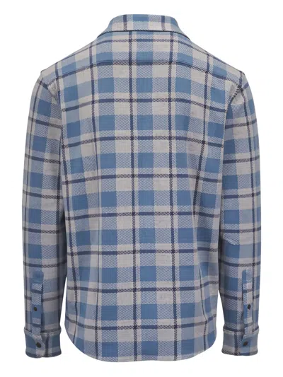 Faherty Checked Shirt In Blue