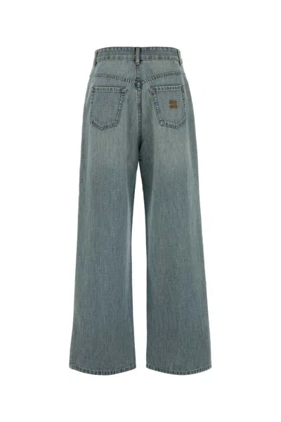 Miu Miu Pants In Blue