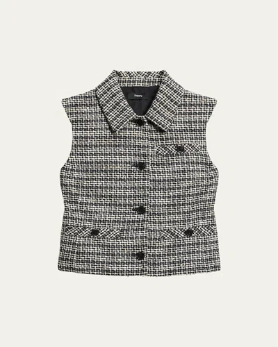 Theory Tailored Stripe Vest