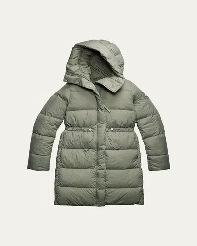 Canada Goose Montgomery Down Hooded Puffer Coat In Green