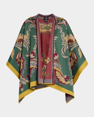 Etro Cape With Pasly Motif Scarves And Foulards Multicolor In Multi