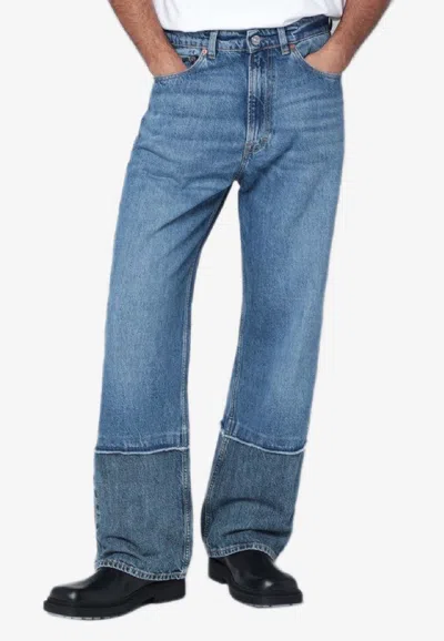 Our Legacy Regular Fit Jeans In Shelly Wash In Blue